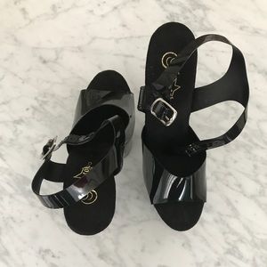 6in black Pleaser heels
